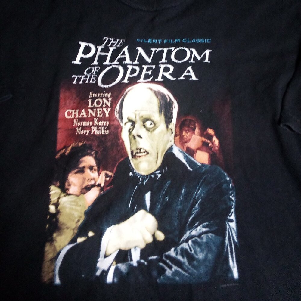 Vintage Y2K Phantom Of The Opera Movie Promo Silent Film T-Shirt